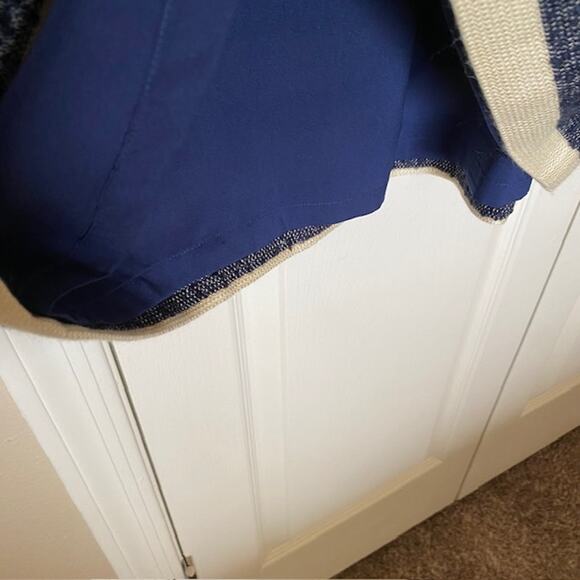 Boston Proper Dress Sleeveless Tweed & Striped Lined Classic Women's Size 8 NWOT - Picture 8 of 11